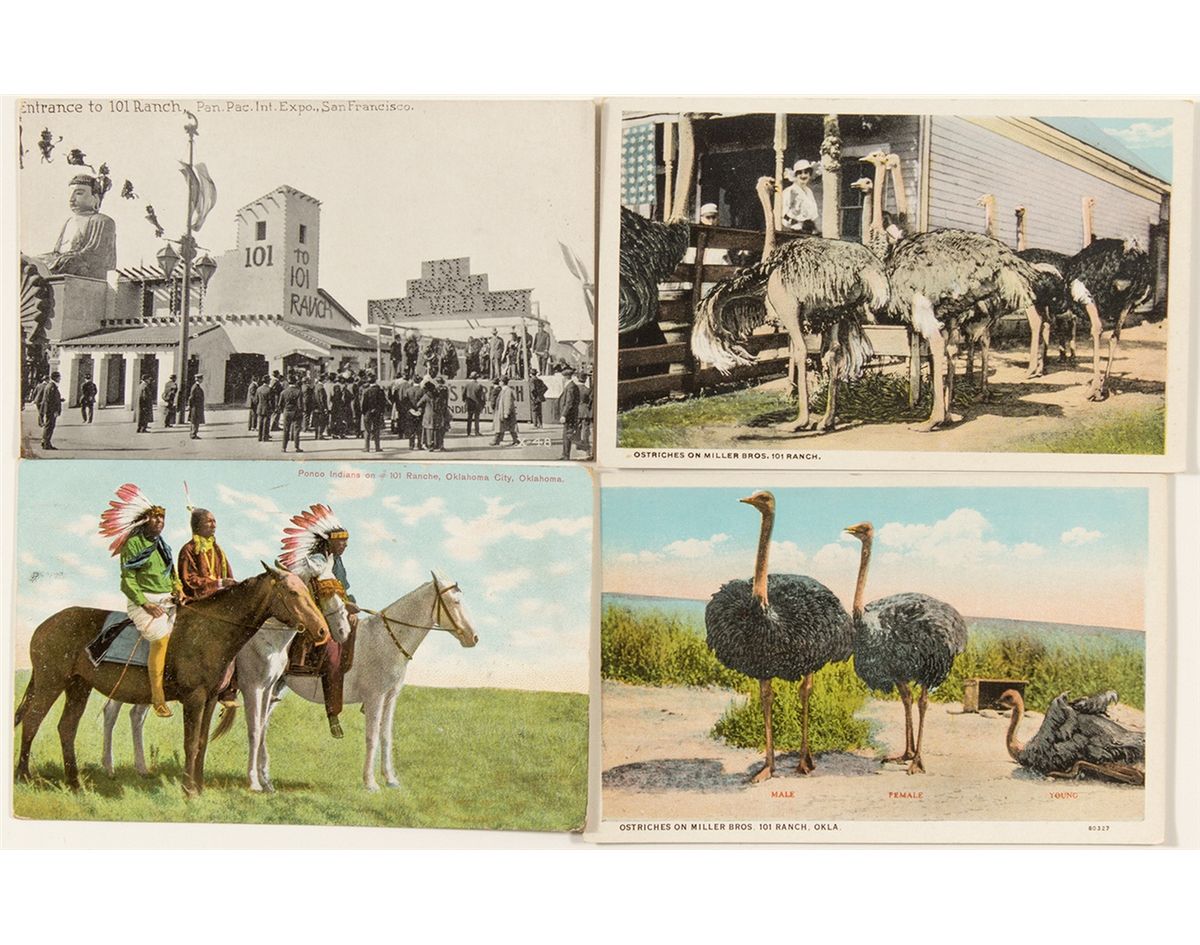 Miller Brothers 101 Ranch Post Cards Group 2