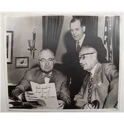 Harry Truman autographed picture