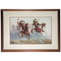 War Cry DeHaan Signed Lithographic Print