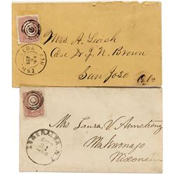 Two Esmeralda, Nevada Territory covers