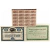 Image 1 : Alaska Stock Certificate Group plus Coupon Sheets