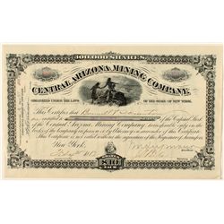 Central Arizona Mining Company Stock Certificate 1882