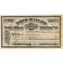 North Standard Gold and Silver Mining Company Stock Certificate