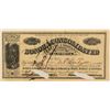 Image 1 : Sonora Cons. Mining Company Stock Certificate 1879