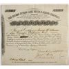 Image 1 : EXTRA RARE Sierra Nevada Lake Water & Mining Company Stock Certificate