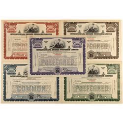 International Bronze Powders, Ltd. Specimen Stock Certificates