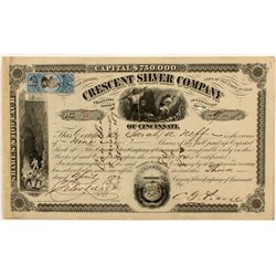 Crescent Silver Co. Stock Certificate