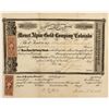 Image 1 : Mount Alpine Gold Co. Stock Certificate, 1864