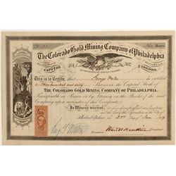 Colorado GMC of Philadelphia Stock Certificate