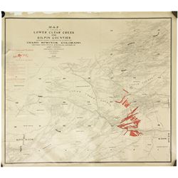 Map of Lower Clear Creek & Gilpin Counties, Colorado