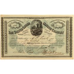 Silver Chord Mining Co. Stock Certificate