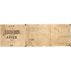 Mining Claims North of Aspen Map 1888