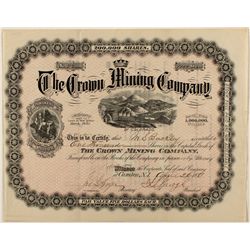 Crown Mining Co. Stock Certificate