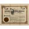 Image 1 : RARE Mondo Gold Mining Company stock certificate