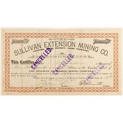 Sullivan Extension Mining Company, Idaho Territory