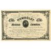 Image 1 : Humboldt Mining Company Stock Certificate 1882