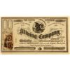Image 1 : South Overman Mining Company Stock Certificate