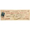 Image 1 : Clark, Gruber & Co., Famous Coin Firm, Leavenworth City, KS 1863 check