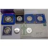 Image 1 : Seven Silver Rounds and Medals
