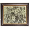 Image 1 : Central Pacific Railroad Magnificent Framed Ink Drawing