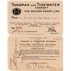 Image 1 : Tonopah and Tidewater Co. 1909 Pass
