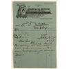 Image 1 : Pictorial Bourbon Bottle on Seegelken & Buckner billhead