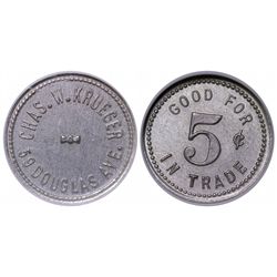 Chas. W. Krueger Token