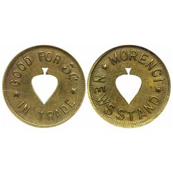 Morenci News Stand Token