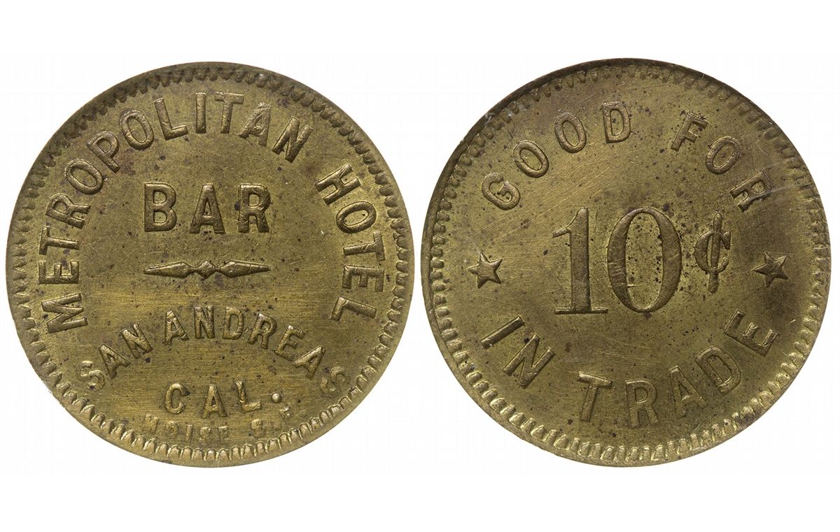 Metropolitan Hotel Bar Token