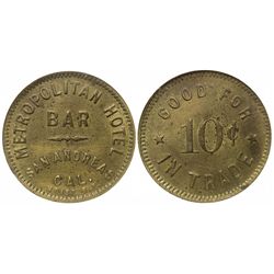 Metropolitan Hotel Bar Token