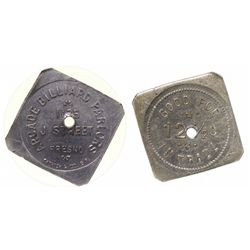 Arcade Billiard Parlors Token