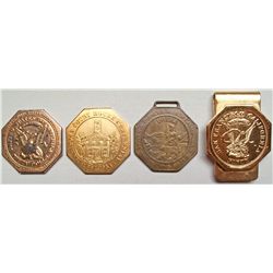 Mariposa Courthouse Slug Facsimiles