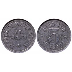 Pardee Dam Site Store Token