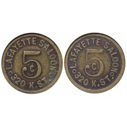 Lafayette Saloon Token
