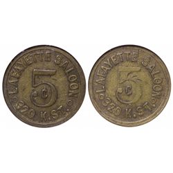 Lafayette Saloon Token