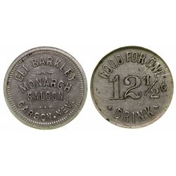 1800's Nevada Saloon Token