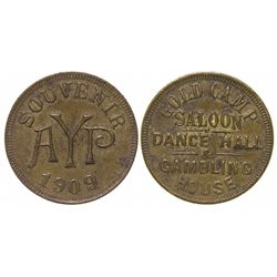 A. Y. O. P. Saloon Token Souvenir