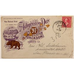 Jackson, CA Cover w/ Bear Vignette 1897