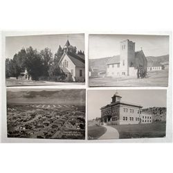 Four Ely, Nevada Real Photo Post Cards