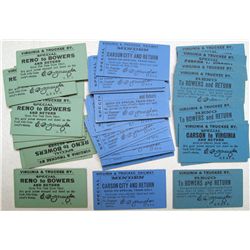 37 V&T Railway Tickets