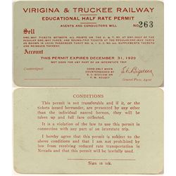Virginia and Truckee Railway Pass