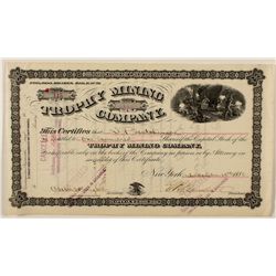 Trophy Mining Company Stock Certificate 1880