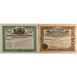 Two Lincoln County, Nevada Stock Certificates