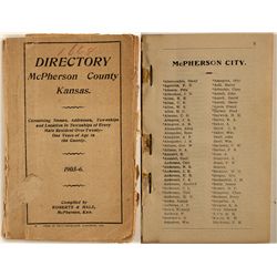 McPherson County, Kansas Directory, 1905-6