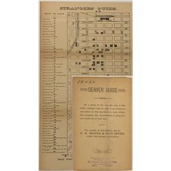 Denver Guide and Map, c. 1891