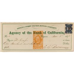 Gould & Curry Silver Mining Co. Check