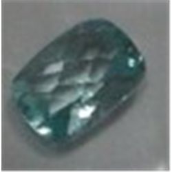 1.60 CARAT *LARGE* BLUE TOPAZ EMERALD CUT & FACETED-READY FOR MOUNT *REALLY NICE GEM QUALITY*!!