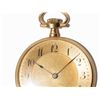 Image 2 : Pocket Watch in Flat Design, 18 Carat Gold, Swiss, 20th C