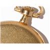 Image 5 : Pocket Watch in Flat Design, 18 Carat Gold, Swiss, 20th C