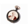 Pius X. Pocket Watch with Blued Brass Case, c. 1900
